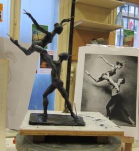 danseur cire
