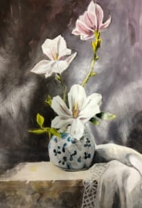 TIFFANY FLEURS DANS UN VASE